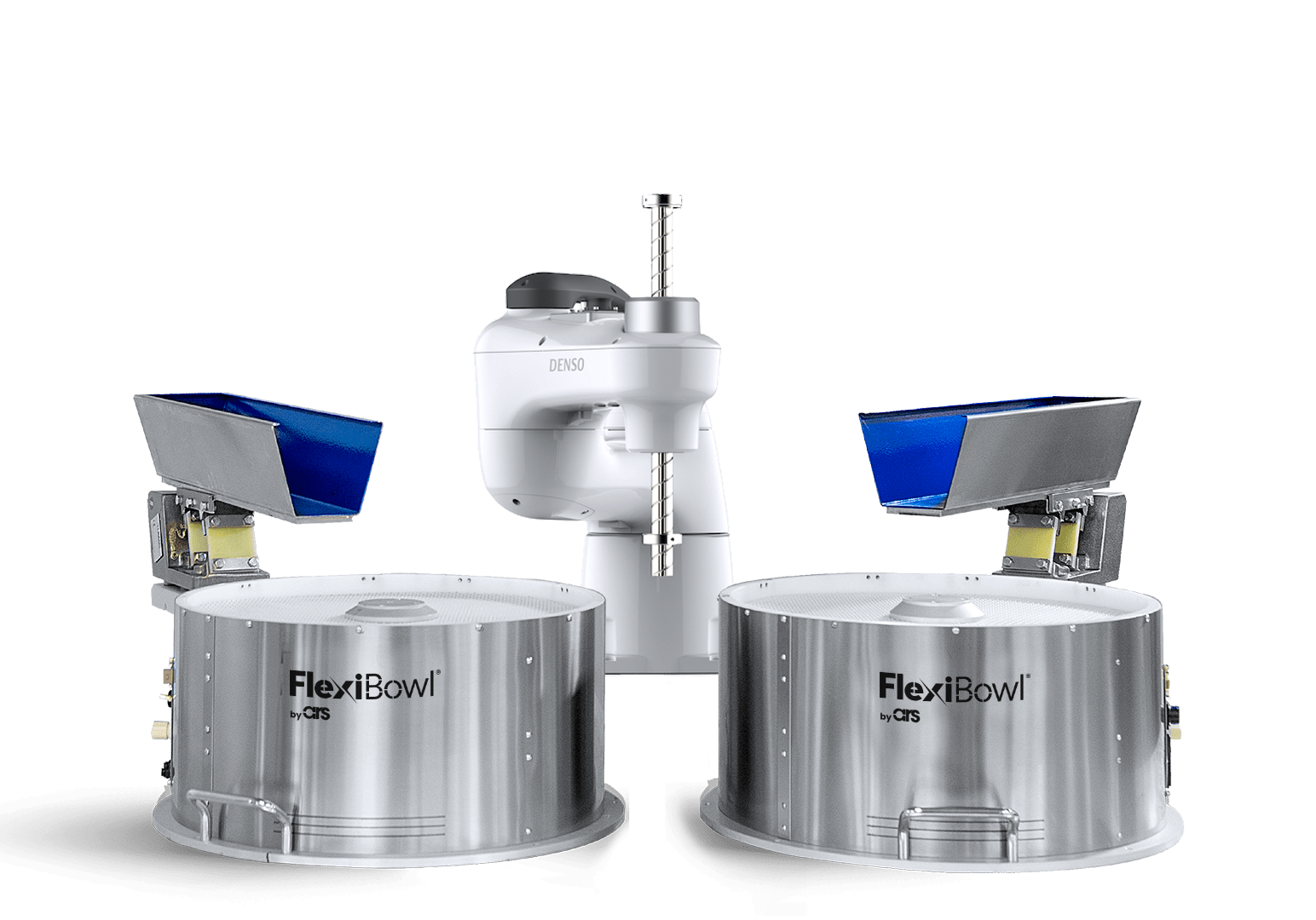 FLEXI-EASY - DENSO ROBOTS Fleixbowl is Flexibowl is a fully Denso Robots-Compatible Parts Feeding System.